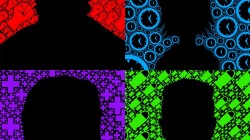 Marketing material for some of the playable characters in the game.