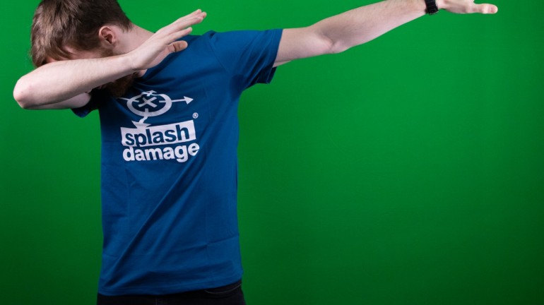 A player green screen picture for Luc "LoveDuckie" Shelton (myself), doing a "dabbing" pose for comedic purposes. This was used for some of the social media marketing graphics.